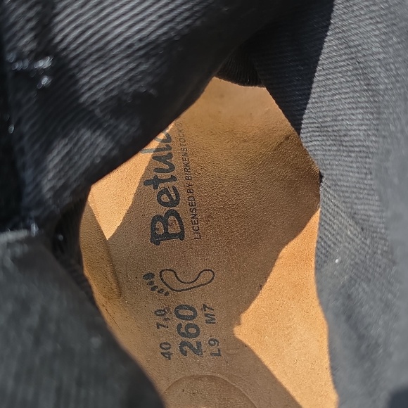 Betula Licensed By BIRKENSTOCK Black Sandals, size 40 - Picture 8 of 8